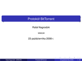 Protokół Bittorrent