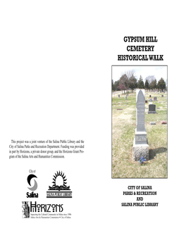 Gypsum Hill Cemetery Historical Walk