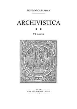 Archivistica