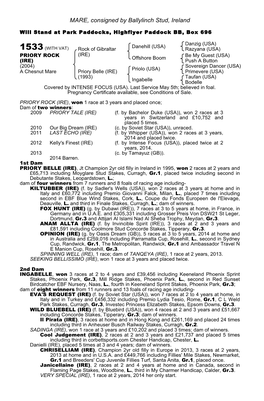 MARE, Consigned by Ballylinch Stud, Ireland