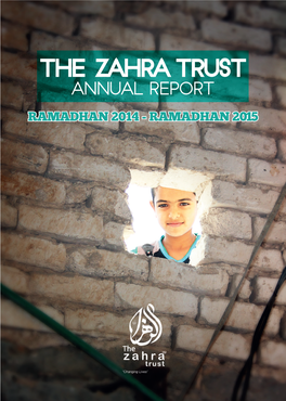 Zahra Trust Annual Report 2015 4.Indd