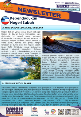 Kependudukan Negeri Sabah