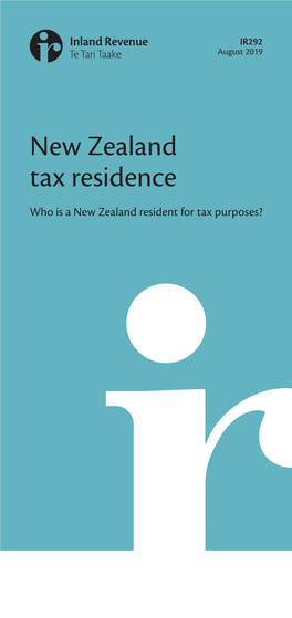 New Zealand Tax Residence