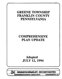 Franklin County Pennsylvania Plan Update