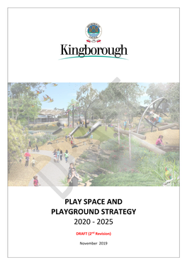 Play Space and Playground Strategy 2020 - 2025