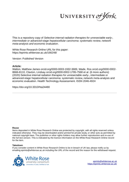 Selective Internal Radiation Therapies For