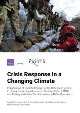 Crisis Response in a Changing Climate