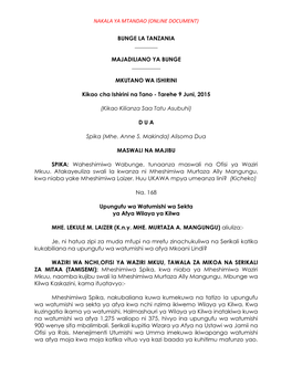 Nakala Ya Mtandao (Online Document)