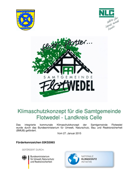 Klimaschutzkonzept Für Die Samtgemeinde Flotwedel - Landkreis Celle