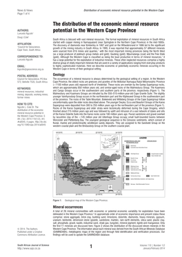 The Distribution of the Economic Mineral Resource Potential in The