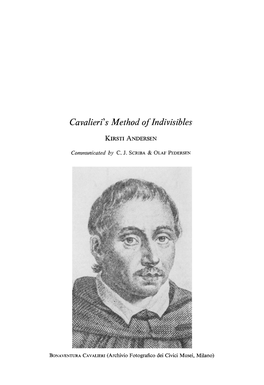 Cavalieri's Method of Indivisibles