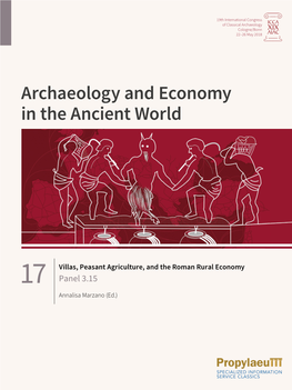 Villas, Peasant Agriculture, and the Roman Rural Economy Panel 3.15