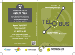 Téléchargez Les Ches Horaires Du Réseau Télobus