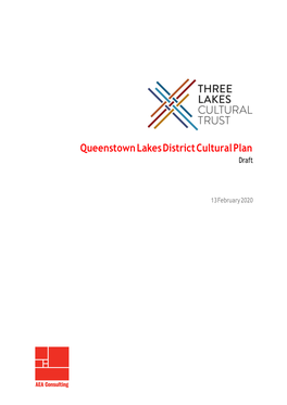 Queenstown Lakes District Cultural Plan Draft