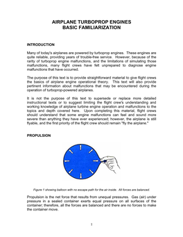 Airplane Turboprop Engines Basic Familiarization