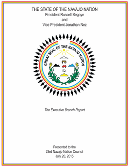 2015 Summer Session State of the Navajo