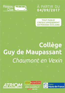 Collège Guy De Maupassant Chaumont En Vexin