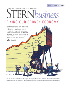 Fixing Our Broken Economy
