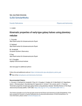 Kinematic Properties of Early-Type Galaxy Haloes Using Planetary Nebulae