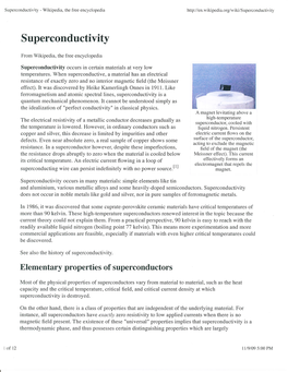 Superconductivity