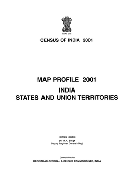 Map Profile 2001 India States and Union Territories