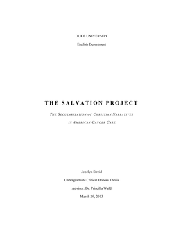 The Salvation Project