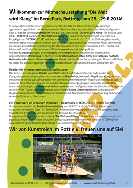 Wir Von Kunstreich Im Pott E.V. Freuen Uns Auf Sie!