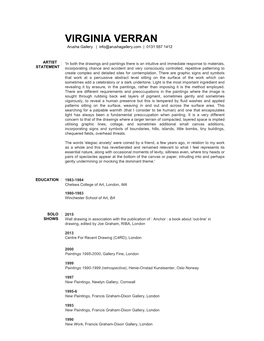 Virginia Verran CV