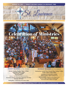 Celebration of Ministries