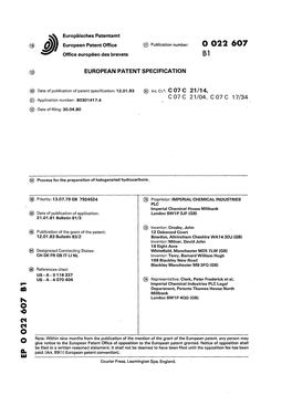 Process for the Preparation of Halogenated Hydrocarbons Which Are Useful As Insecticide Intermediates