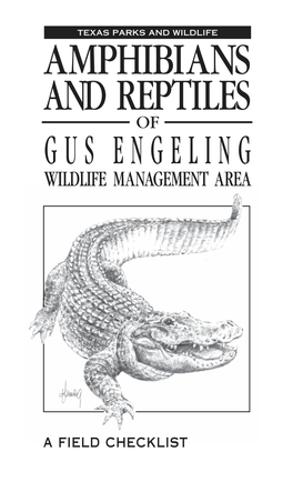 Amphibians and Reptiles of Gus Engeling Wildlife Management Area