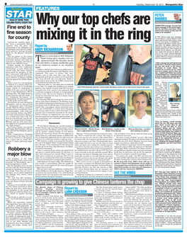 Shropshire Star FEATURES PETER READ by MORE THAN RHODES 128,000 PEOPLE EVERY DAY Why Our Top Chefs Are Prhodes@Shropshirestar.Co.Uk COMPUTER Musings