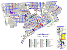 City of Detroit Historic District Map.Pdf