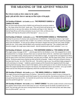 The Meaning of the Advent Wreath