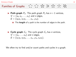 Families of Graphs