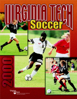 2000 Women's Soccer Media Guide