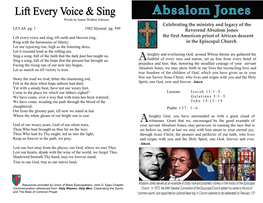 Absalom Jones Pew Sheet