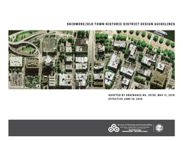 Skidmore/Old Town Historic District Design Guidelines