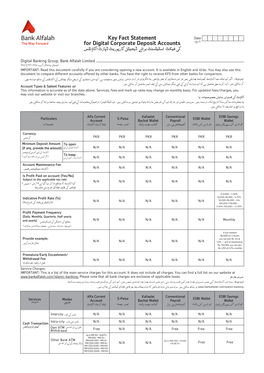 01 Key Fact Statement for Digital Corporate Deposit