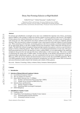 Arxiv:1402.1456V1 [Astro-Ph.CO] 6 Feb 2014 2.4.1 Intrinsic Variation in Seds