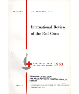 International Review of the Red Cross