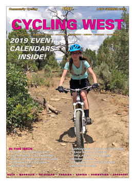 Cycling West and Cycling Utah Magazine Late Summer (August