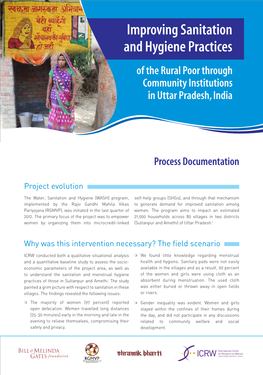 Improving Sanitation and Hygiene Practices of the Rural Poor Through Community Institutions in Uttar Pradesh, India