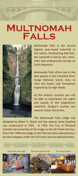 The Friends of Multnomah Falls