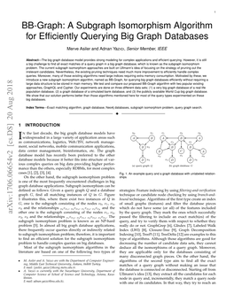 A Subgraph Isomorphism Algorithm for Efficiently Querying Big Graph