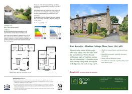 East Keswick ~ Heather Cottage, Moor Lane, LS17 9ES