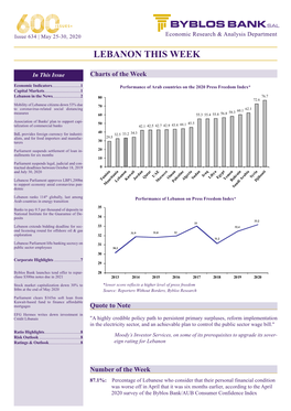 Lebanon This Week