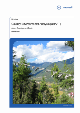 Bhutan Country Environmental Analysis [DRAFT]
