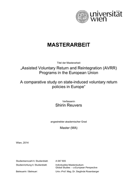 Programs in the European Union