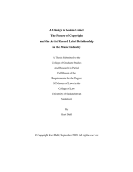 Kurt Dahl Thesis